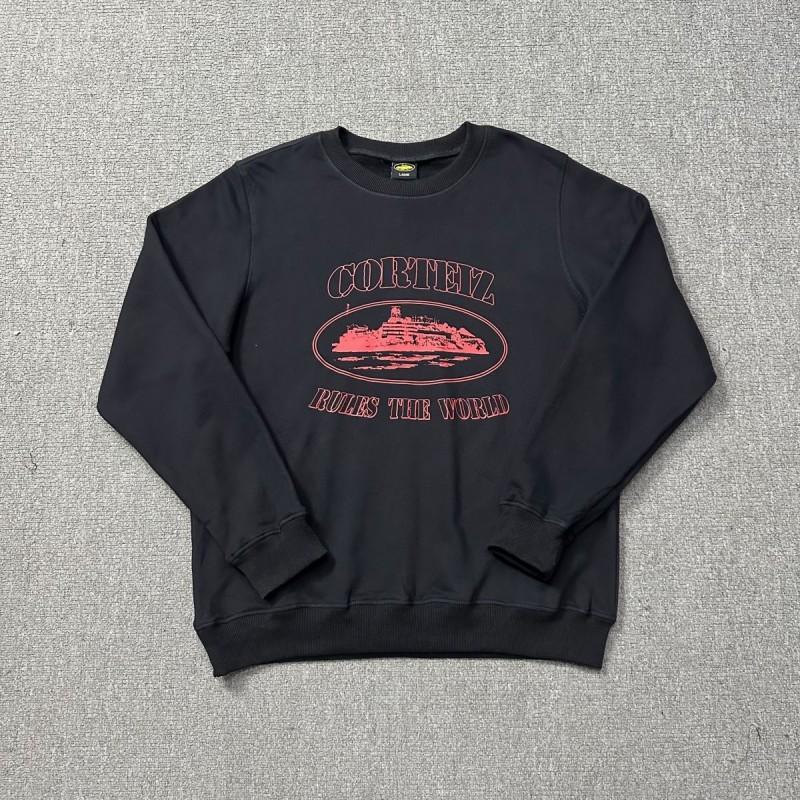26 American Streetwear Graphic Print Crewneck Sweatshirt Loose Fit Teens
