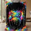 Pro Gamer Gear Theme blanket Lightweight Warm Flannel Blanket Decorative Throw Blanket for Home Decoration