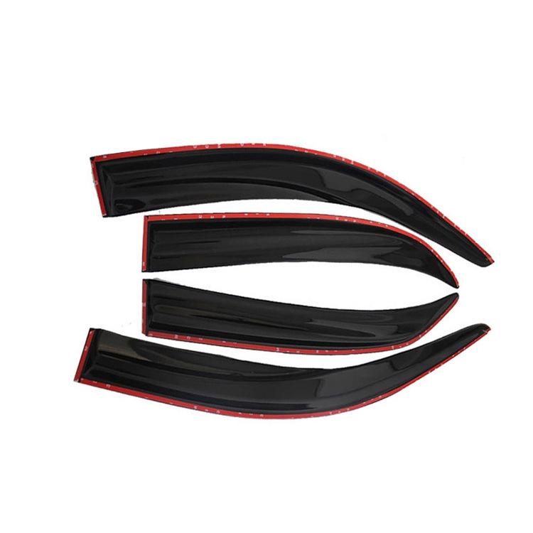 Suitable for 2019-2026 Toyota Corolla Zhixuan Ruizhi Black Rain and Rain Shield Eyebrow Leiling Rain Shield 4 Pieces