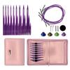 3.0mm-6.0mm Interchangeable Circular Knitting Needle Set with Case and Accessories Circular Knitting Pins for Woman