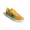 Adidas VL Court 3.0 Leather Comfortable Non-Slip Durable Low-Top Tennis Shoes Unisex Sneakers Gold Bright-Green Black IF4463