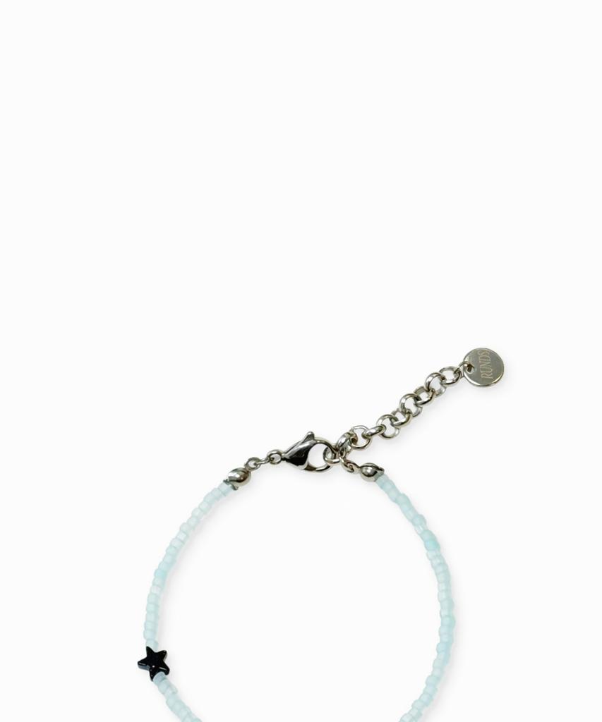 Runds Point Gemstone Bracelet (Sky Blue)