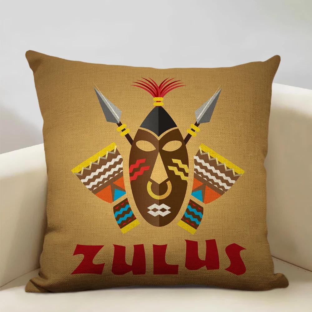 Ethnic Tribe Decorative Throw Pillow Case African Pattern Cushion Cover Home Sofa Decor Pillowcase Universal in All Seasons