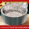 Thickened Tin Foil Pan Air Fryer: High-Temperature Resistant, Food-Grade Baking Pan, Oil Paper, Oven Safe, Die-Cast Design