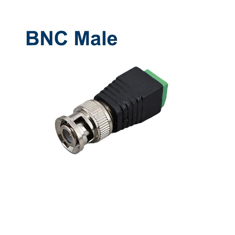Female Male DC BNC Connector 2.1*5.5mm DC Jack Power Audio Adapter Electrical Wire Converter For RGB LED Strip Light CCTV Camera