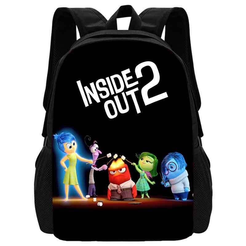 

Adorable Cartoon Backpack For Kids Spacious Oxford Cloth School Bag For Grades 1-4 Style A