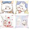 Cartoon M-Mikko Cushion Cover Comfortable Reversible Pillow Cover Ideal for Car Sofa Bedroom & Beyond