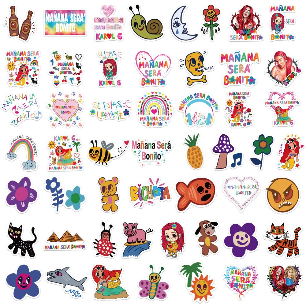 52 Albums Manana Sera Bonito Graffiti Stickers Decorate Guitar Suitcase Waterproof Popular