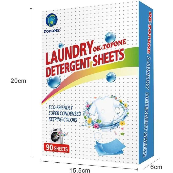 Laundry Detergent Sheets - Plant-Based Laundry Sheets Detergent - Ultra Concentrated Laundry Strips A[1793]