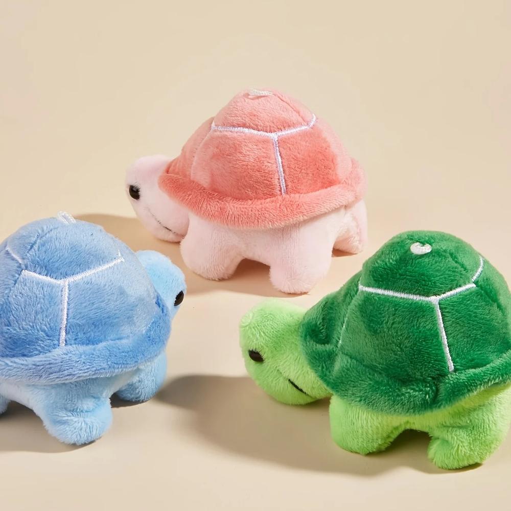Turtle Shaped Plush Toy For Dogs To Grind Teeth And Clean Teeth For Interactive Play