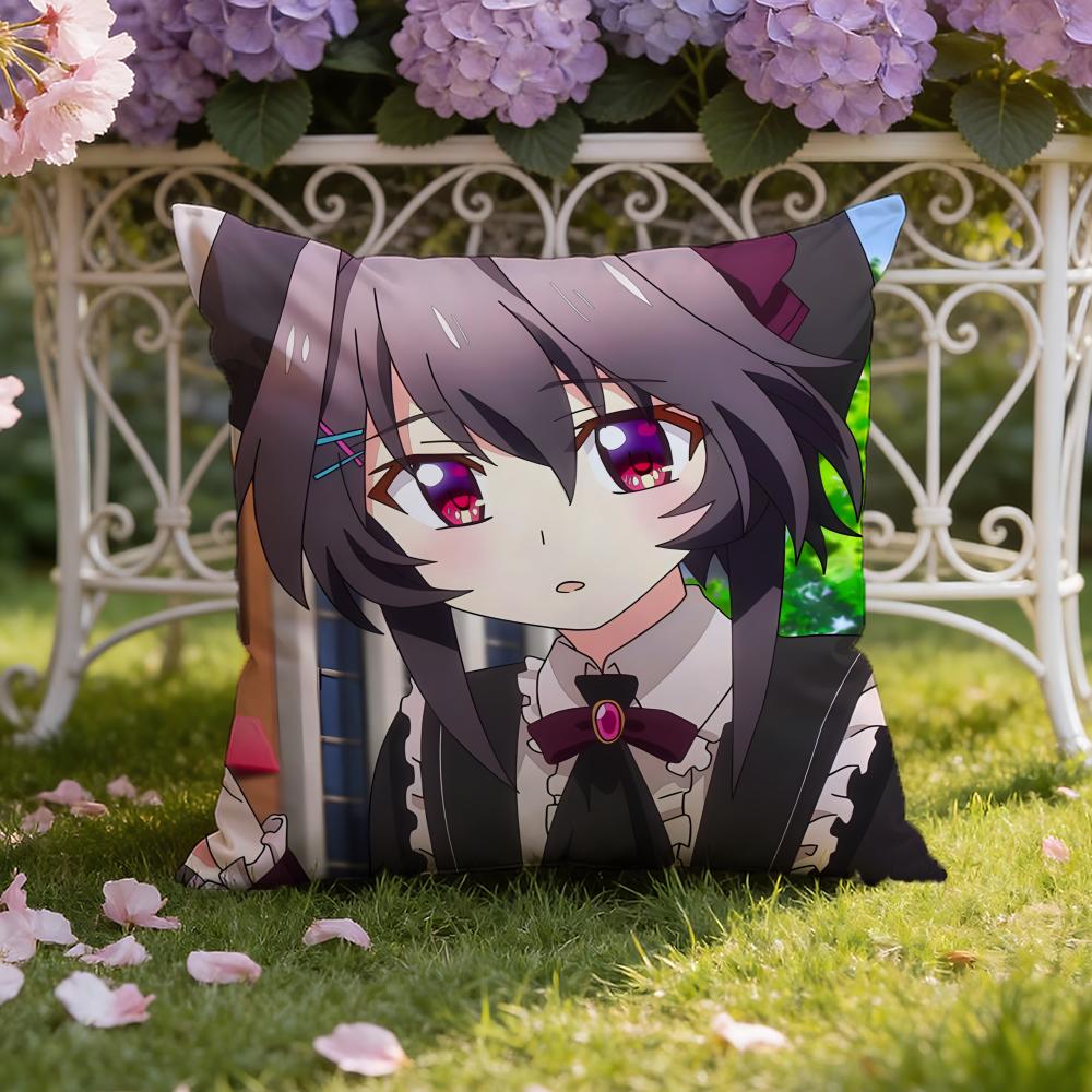 Anime 9-nine- Ruler's Crown Cushion Cover Home & Car Dual-Scene Pillow Cover: Reversible for Premium Comfort