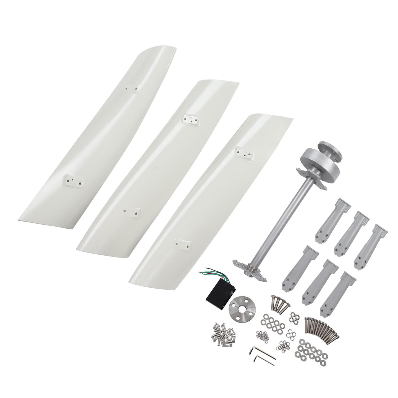 Маглевская вертикальная ветротурбина 300 Вт, аэродинамическая лопасть из стеклопластика, низкая торсионная вибрация, тихий ветрогенератор 12 В