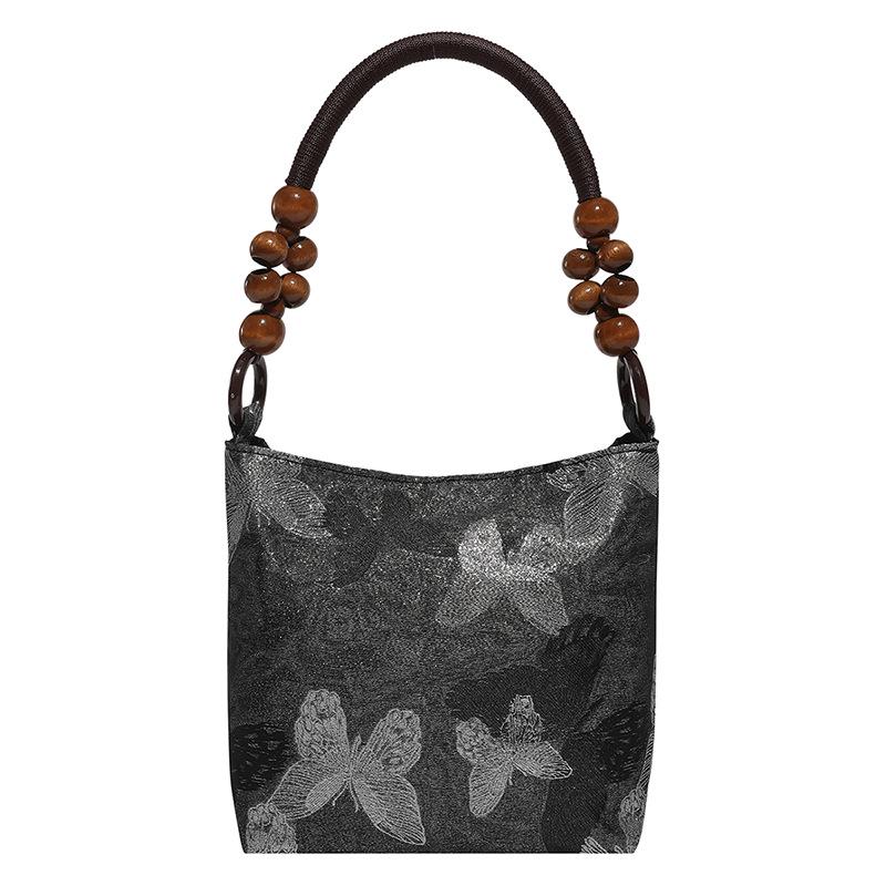 

2025 Autumn Embroidered Women s Underarm Tote Bag: Versatile Daily Shoulder Bucket Style