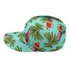 Fashion Anti-UV Summer Visors Hat Empty Top Breathable Empty Top Hat Wide Large Brim Flora Printing Sun Hat Woman