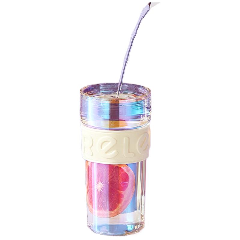 RELEA 550ml High Borosilicate Glass Cup