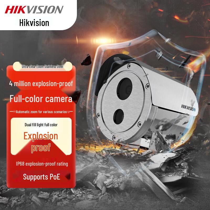 

Hikvision Explosion-Proof Full-Color IP Camera CN plug (adapter included)