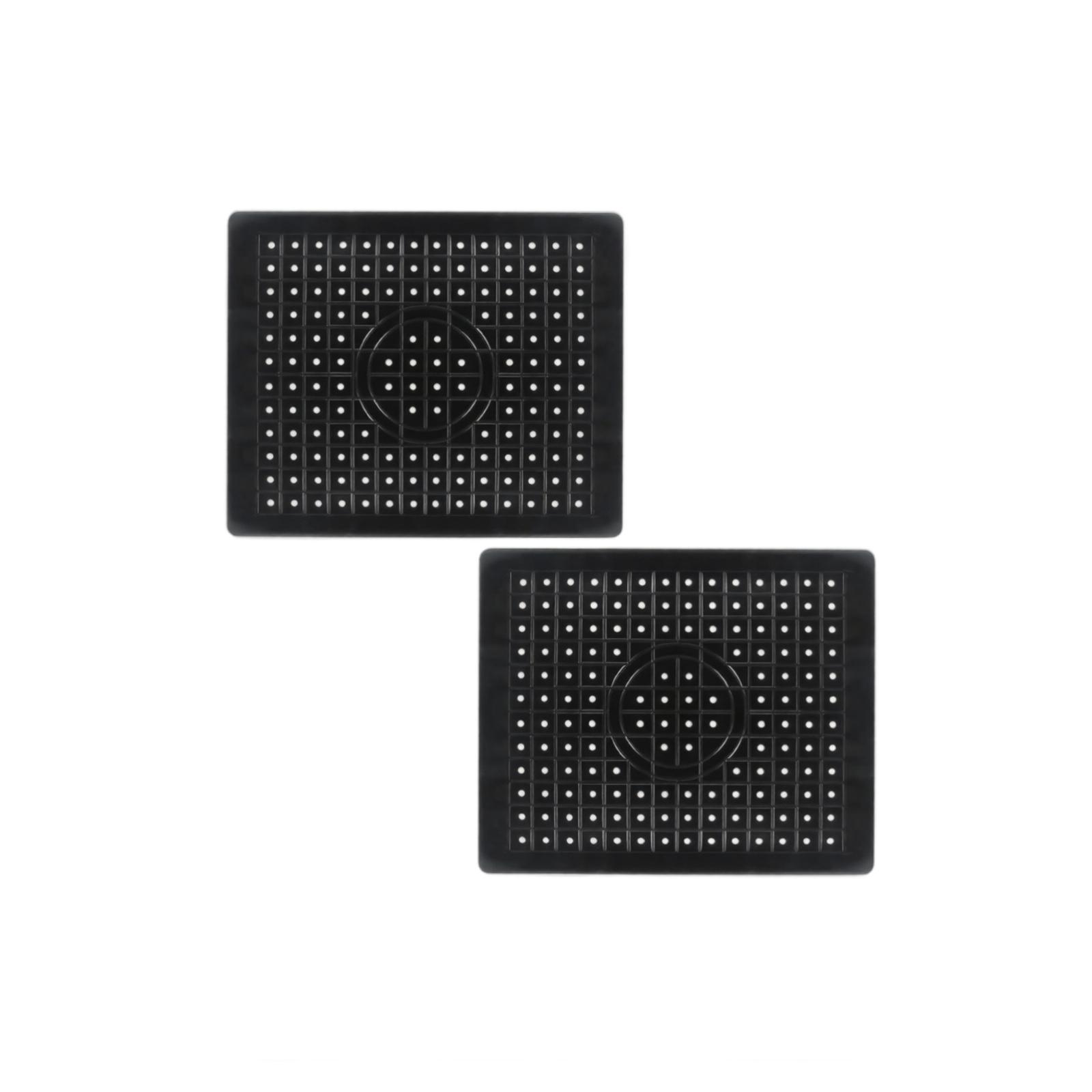 

Kitchen Sink Mat 2 Pack Food Grade Rubber Sink Protector Mat Non Slip Easy Clean Drain Mat for Kitchen Sink One Size