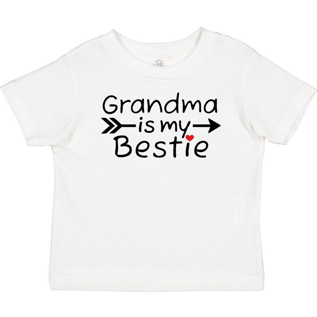 Inktastic Grandma Is My Bestie Baby T-Shirt Grandmas New From Best Grandson Love