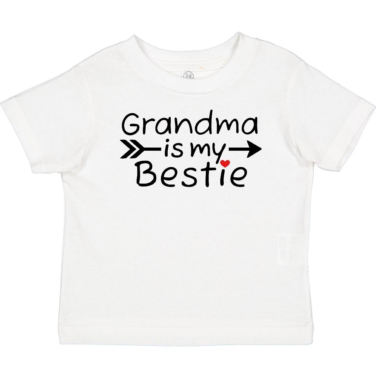 Inktastic Grandma Is My Bestie Baby T-Shirt Grandmas New From Best Grandson Love 110