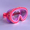 Children's Large-frame Candy-colored Swimming Goggles, Sweet Girl's Diving Goggles, Anti-fog, High-definition, Wide-view Silicone Swimming Goggles