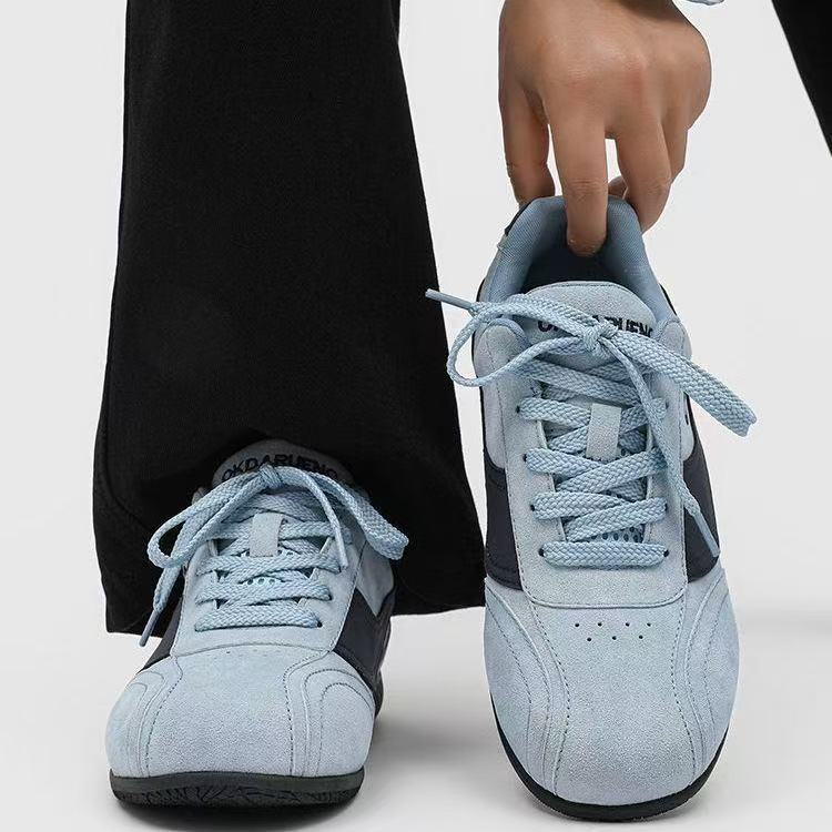 Dexun shoes autumn new blue casual lightweight niche design breathable board shoes size 35 синий