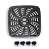 Square Air Fryers Pad Metal Liners Nonstick Cooking Accessory Air Fryers Grilling Plate Suitable for 6QT Air Fryers