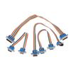 High Efficiency DB9 DB15 DB25 D-SUB Serial Port Cable Male Female for Secure Connections
