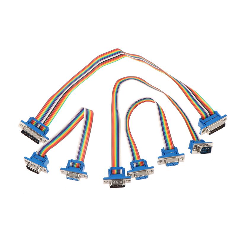 High Efficiency DB9 DB15 DB25 D-SUB Serial Port Cable Male Female for Secure Connections