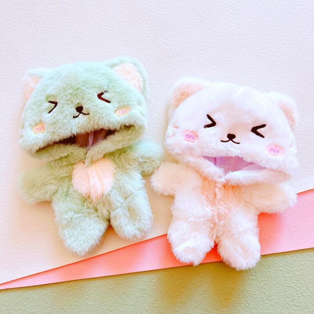 Cat Jumpsuit Cotton Doll Clothes Dress Up Doll Winter Outfit Idol Dolls Clothes  Doll Accessories