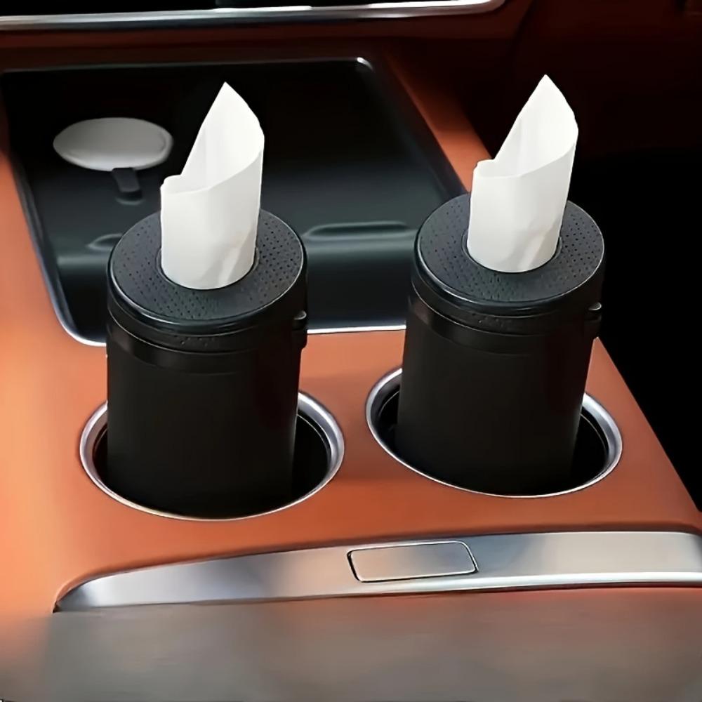 Taschentuchspender Multifunktionale Auto-Taschentuchbox Auto-Taschentuchröhre Aufbewahrungstasche Auto-Aufbewahrung