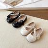 Girls' Bow Pearl Princess Shoes - Spring/Autumn 2026, Soft Leather Sole, Ideal for Performance & Dance