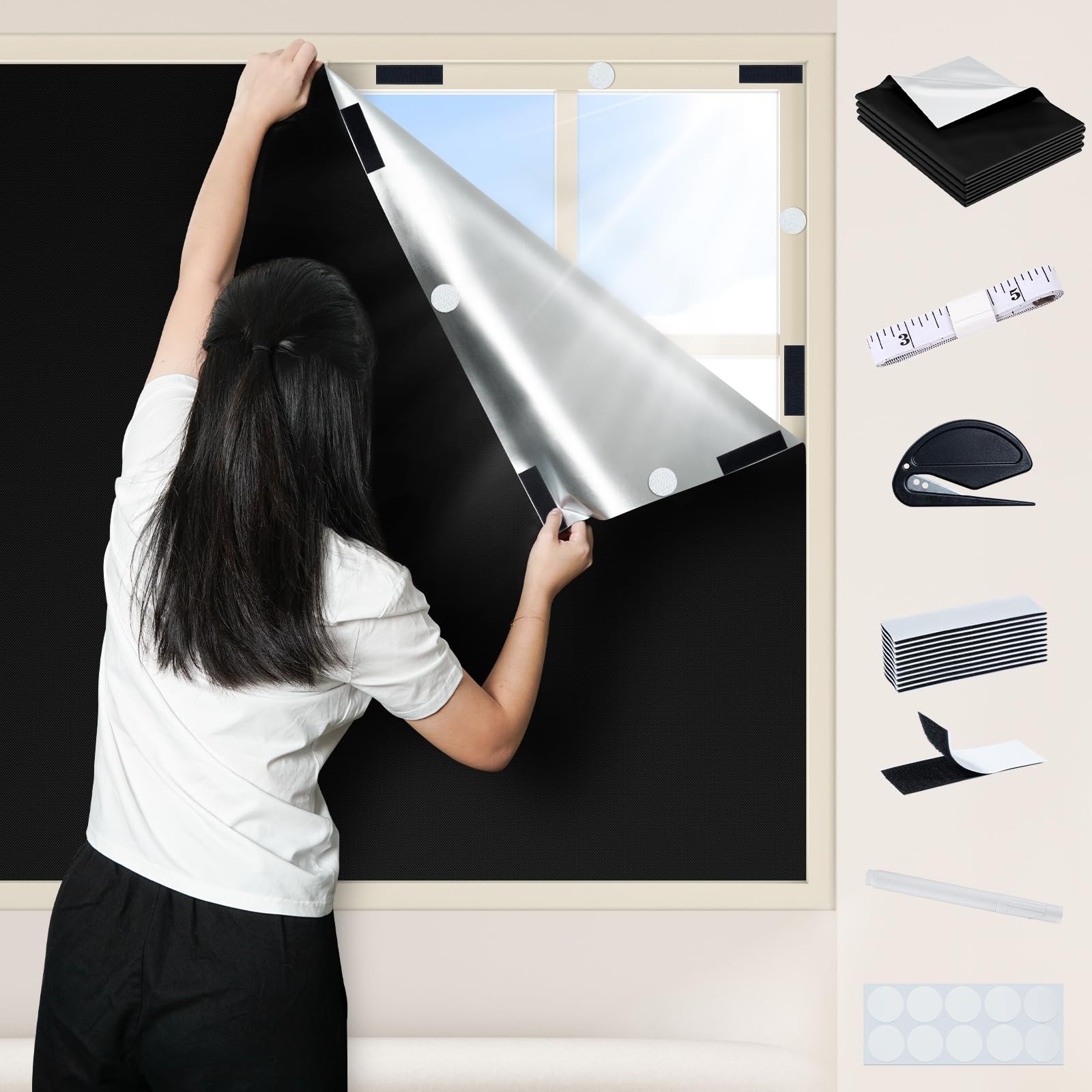 

Затемнение Изоляция Окна Сделай Сам Полный УФ 420d Оксфорд Окно Затемнение Изоляция Конфиденциальность Западное Солнце Оконная Ткань Легко в Спальню Простыня, Простыня, Набор, чёрный