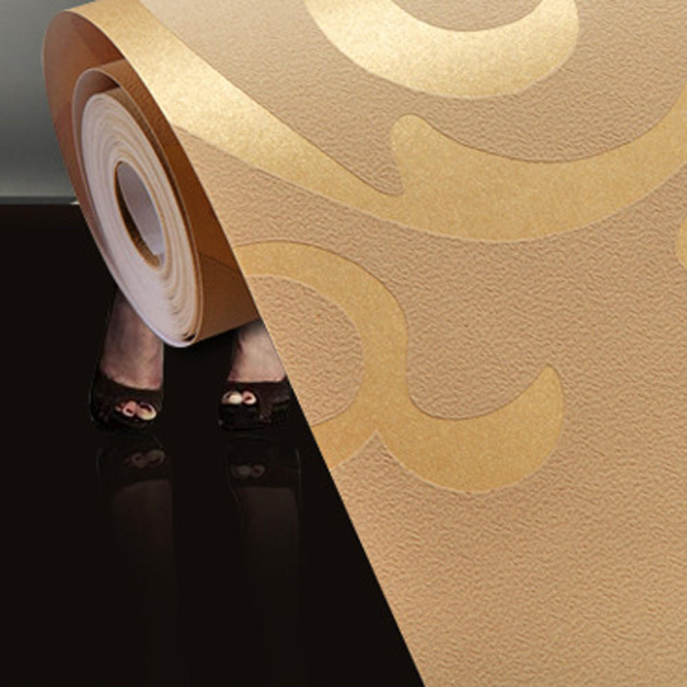 1x 10M Luxury  3D Damask Embossed Wallpaper Rolls Home Art Decor