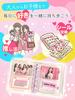 Set mit 2 transparenten Stickerbüchern für A7 Mini Sticker Sticker Klare Sticker Lieblingsartikel [Nijiiro Sky] Mädchen, Größe, Abziehbar, 6-Loch-Ordner,