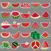 50 Watermelon Graffiti Stickers Personalized Cartoon Fruit Children's DIY Mobile Phone Case Water Cup Suitcase Stickers Waterproof