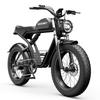 KICKWEY K7 Elektrinis dviratis suaugusiems, 20 colių 4,0 colių riebiais ratais E-dviratis su 48V 18,2Ah baterija, LCD ekranu, mechaniniais diskiniais stabdžiais