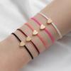 5-piece Bohemian Rainbow Rope Woven Love Stacked Women's Handrope Set