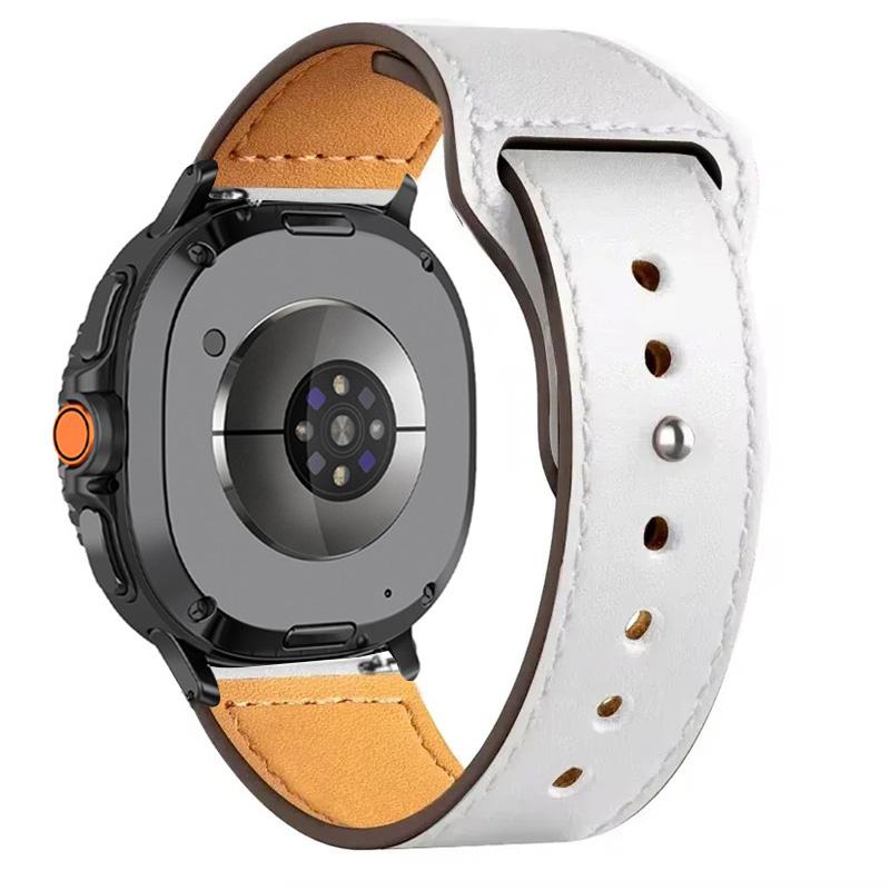 Pro Samsung Galaxy Watch 8 classic Řemínek 46mm 44mm 40mm Ultra 47mm Náhradní pásek Kožený náramek correa Galaxy Watch 8 Řemínek