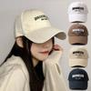 Simple Letter Baseball Cap for Women Korean Ins Solid Color Snapback Hat Adjustable Hip Hop Sports Sun Hats Gorras