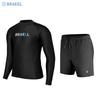 Mens UV Protection Rash Guard Set Quick Dry Long Sleeve Top Pants Snorkeling Swimming Surfing