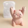 Yousheng Encouragement Animal Molds Panda Frog Cat Shape Molds Silicone DIY Craft Kit for Resin Plaster Motivational Signs Message Clip Mold