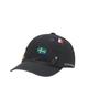 THEMUSEUMVISITOR Flag Eyelet Ball Cap (Charcoal)