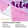 Aitana Custom Name Wall Tapestry Aesthetic Wall Hanging Printed Fabric Blanket Decorative Tapestries for Bedroom Living Room Home Decor