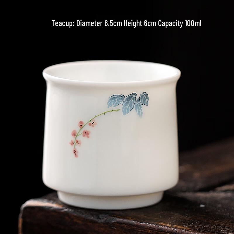 Gilded Ceramic Kung Fu Master Teacup