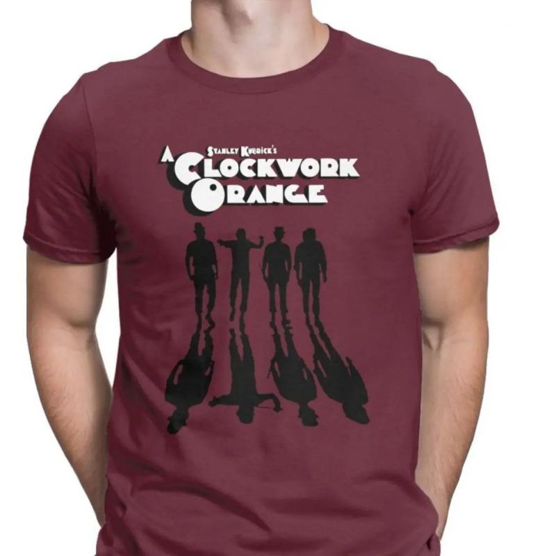 Clockwork Orange Shadows Tshirts Men Walk Mechanics  Kubrick Darkness Fun Cotton Tee Tops Shirt