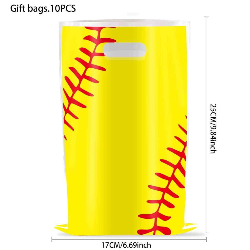 Sports Theme Candy Bags: Baseball, Basketball, Football Gift & Snack Bags for Birthday Parties