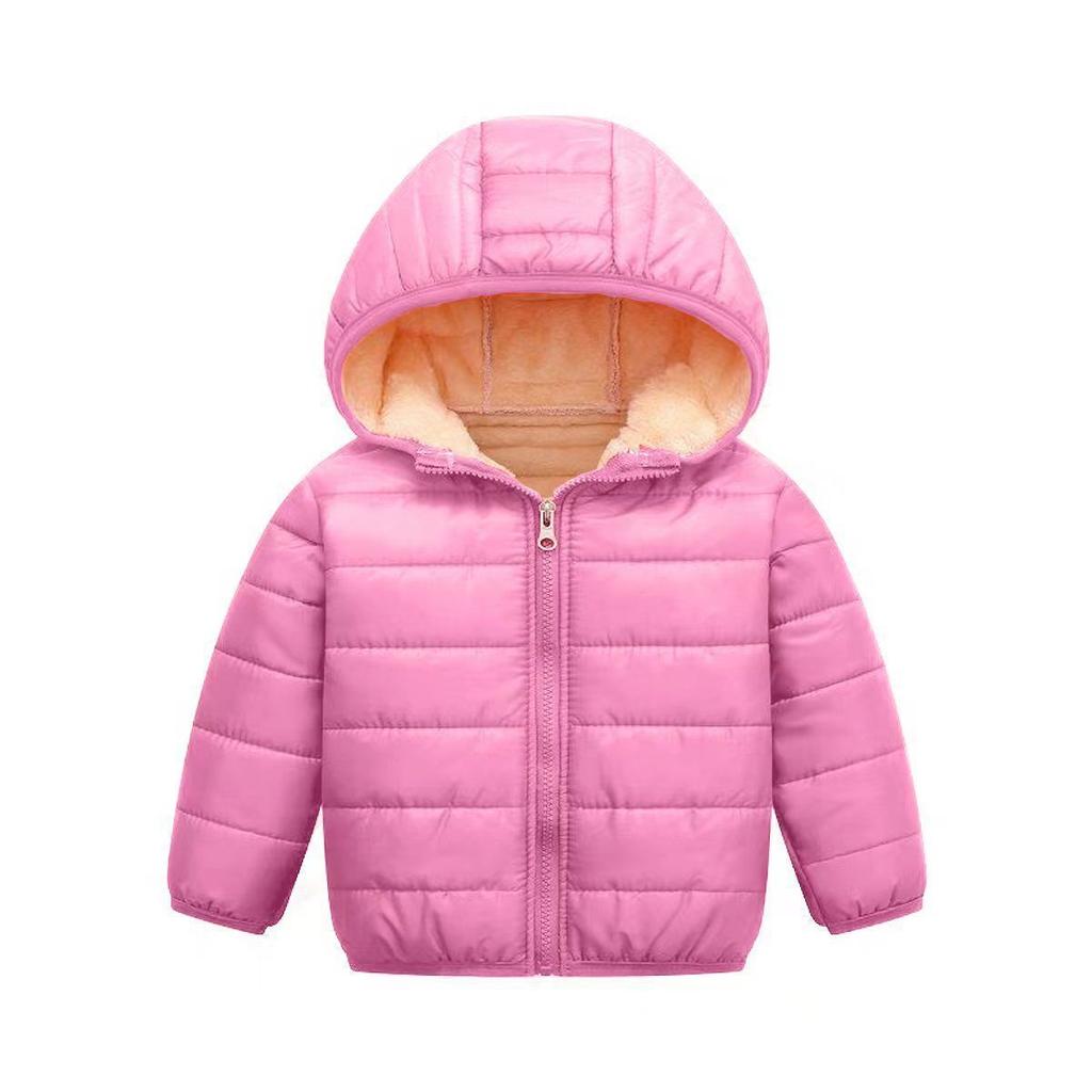 Giacca Invernale in Cotone per Bambini Stile Corto Nuovo Cappotto in Cotone per Bebè Capospalla per Bambini Piccoli Ragazzi Ragazze Giacca Imbottita in Lana d'Agnello e Cotone Moda