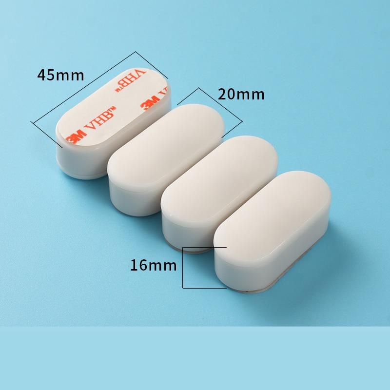 

4 шт. Универсальные защитные накладки для сиденья унитаза - Нескользящие с сильным клеем, Мягкие для биде, Пожилых и Беременных, Безопасность в ванной комнате