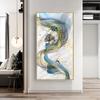 Nordic Geometric Wall Art Canvas Painting Abstract Golden Deer Birds Posters and Prints Wall Pictures for Living Room Home Decor