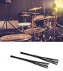 Cobalt Planet Drumstick Brushes, Metal and Nylon, Set of 4, Drum Wire Brushes (Black, Metal and Nylon, Set of 4)